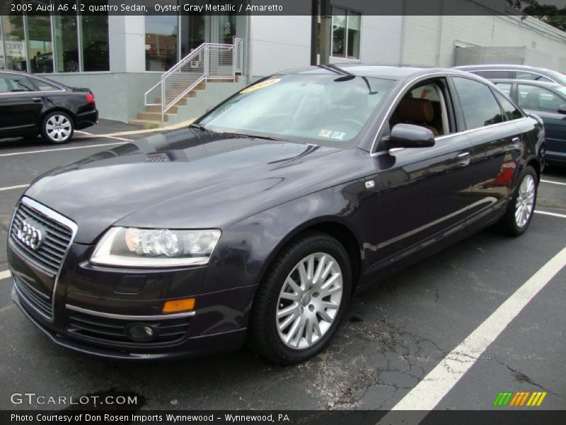 Oyster Gray Metallic / Amaretto 2005 Audi A6 4.2 quattro Sedan