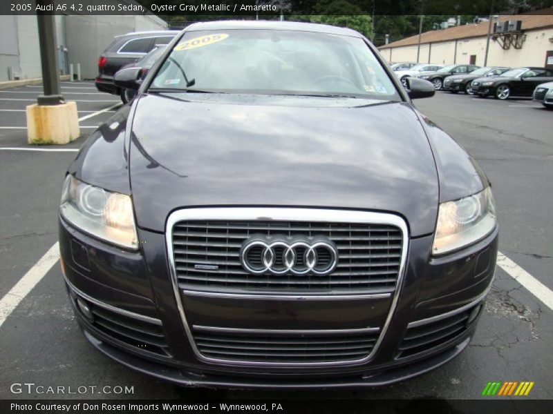 Oyster Gray Metallic / Amaretto 2005 Audi A6 4.2 quattro Sedan