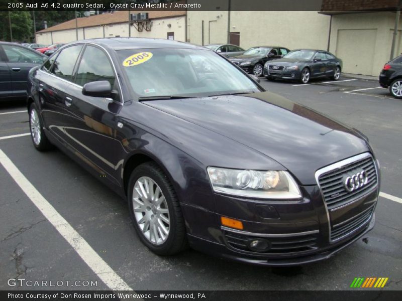 Oyster Gray Metallic / Amaretto 2005 Audi A6 4.2 quattro Sedan