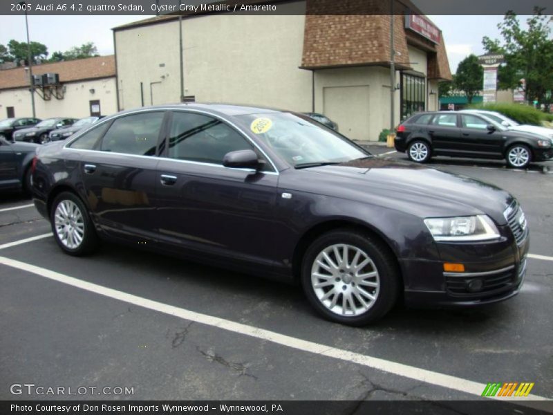 Oyster Gray Metallic / Amaretto 2005 Audi A6 4.2 quattro Sedan