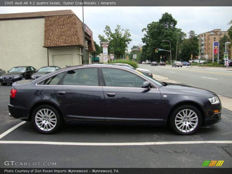 Oyster Gray Metallic / Amaretto 2005 Audi A6 4.2 quattro Sedan