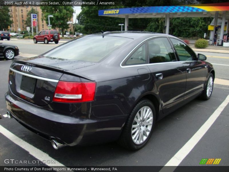 Oyster Gray Metallic / Amaretto 2005 Audi A6 4.2 quattro Sedan