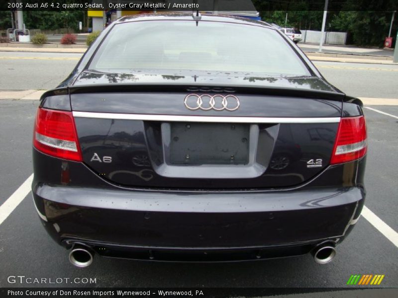 Oyster Gray Metallic / Amaretto 2005 Audi A6 4.2 quattro Sedan