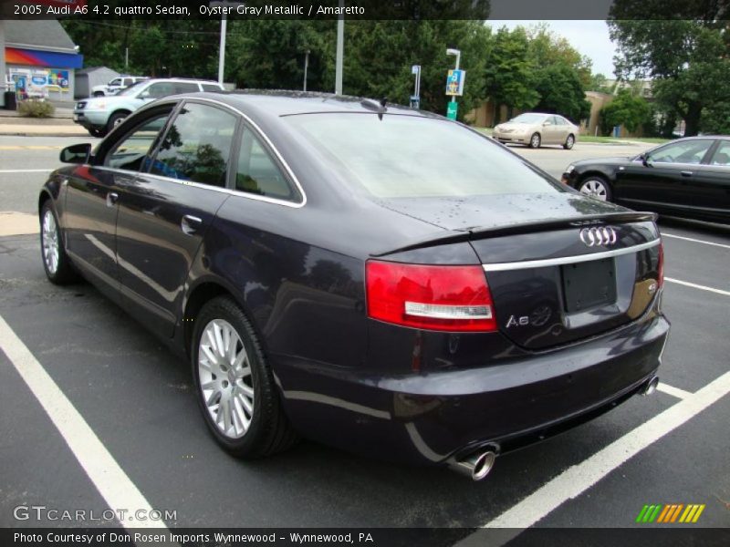 Oyster Gray Metallic / Amaretto 2005 Audi A6 4.2 quattro Sedan