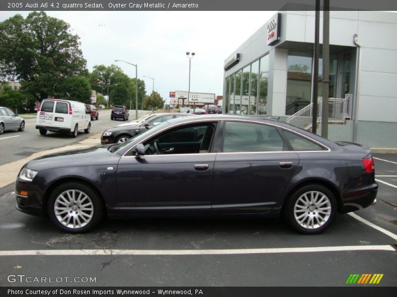 Oyster Gray Metallic / Amaretto 2005 Audi A6 4.2 quattro Sedan