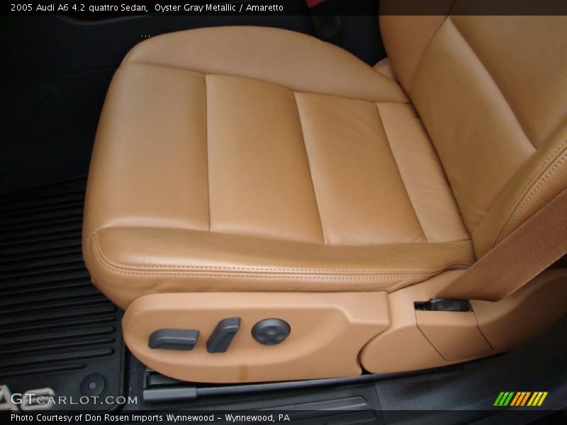Oyster Gray Metallic / Amaretto 2005 Audi A6 4.2 quattro Sedan