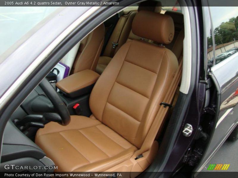 Oyster Gray Metallic / Amaretto 2005 Audi A6 4.2 quattro Sedan