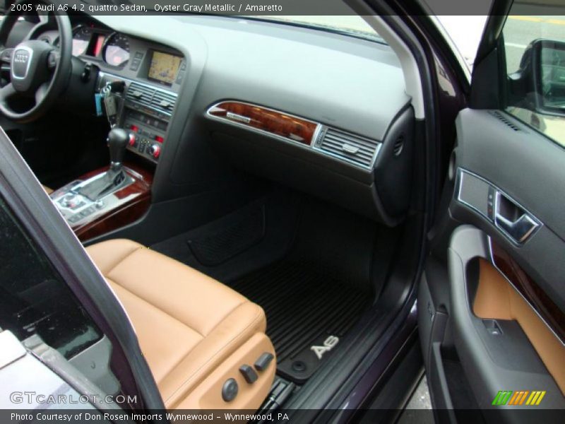 Oyster Gray Metallic / Amaretto 2005 Audi A6 4.2 quattro Sedan