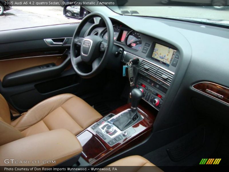 Oyster Gray Metallic / Amaretto 2005 Audi A6 4.2 quattro Sedan