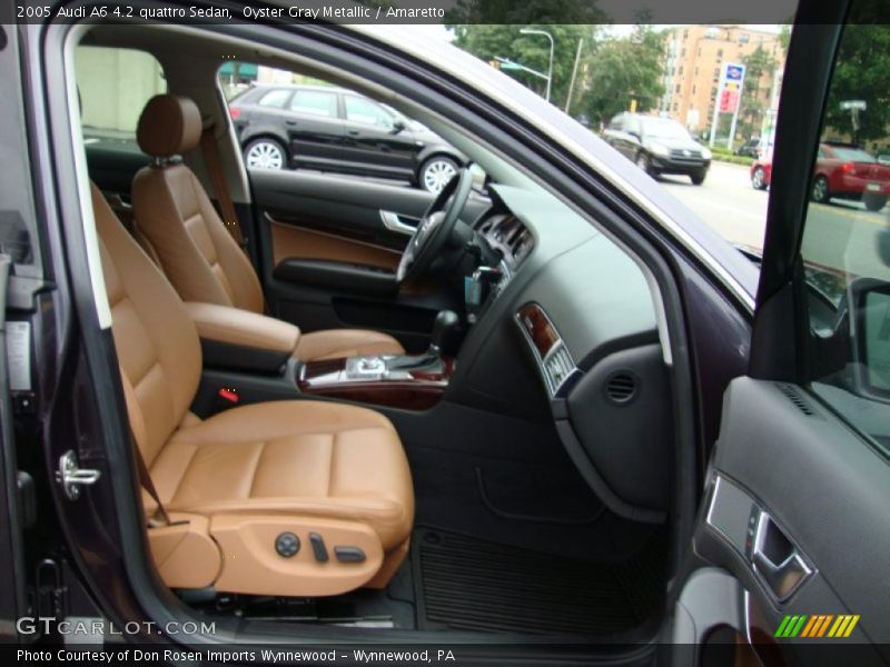 Oyster Gray Metallic / Amaretto 2005 Audi A6 4.2 quattro Sedan