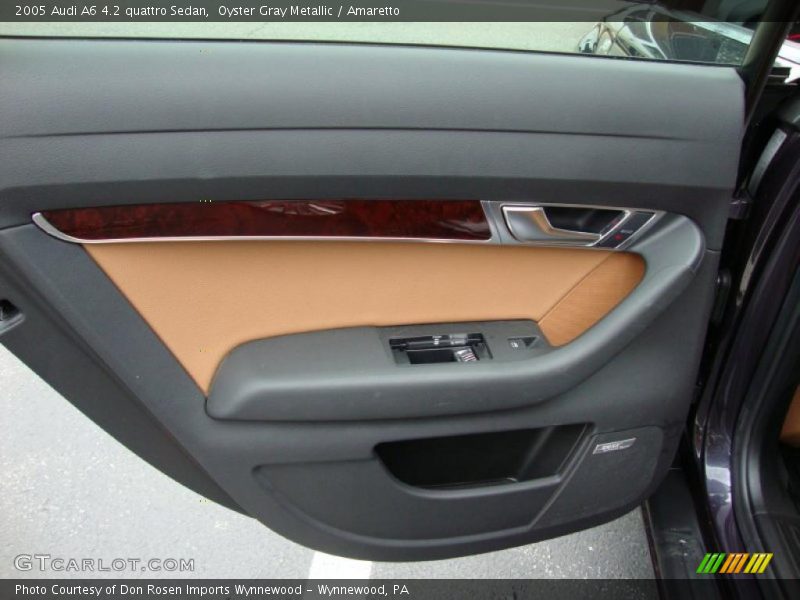 Oyster Gray Metallic / Amaretto 2005 Audi A6 4.2 quattro Sedan