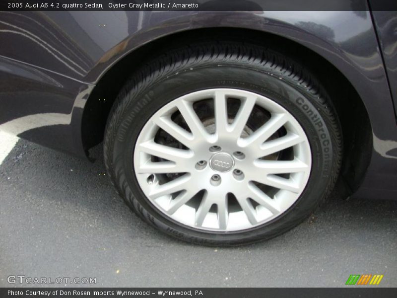 Oyster Gray Metallic / Amaretto 2005 Audi A6 4.2 quattro Sedan