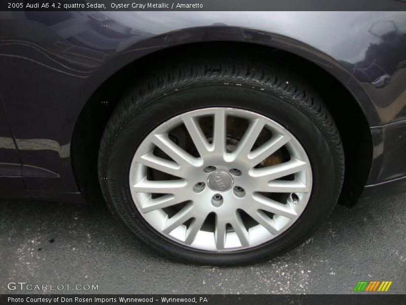 Oyster Gray Metallic / Amaretto 2005 Audi A6 4.2 quattro Sedan