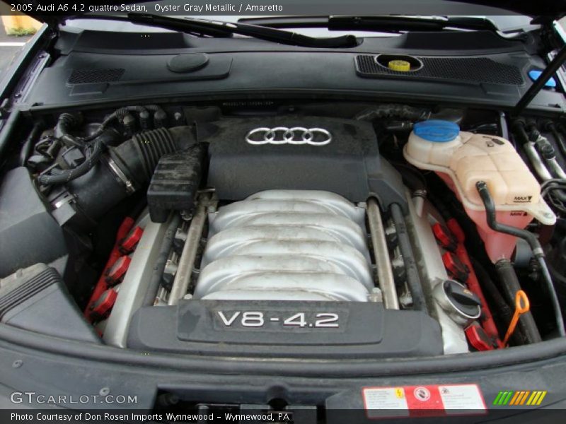 Oyster Gray Metallic / Amaretto 2005 Audi A6 4.2 quattro Sedan
