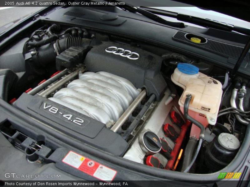 Oyster Gray Metallic / Amaretto 2005 Audi A6 4.2 quattro Sedan