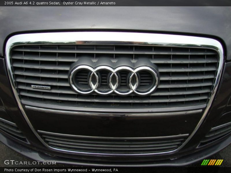 Oyster Gray Metallic / Amaretto 2005 Audi A6 4.2 quattro Sedan