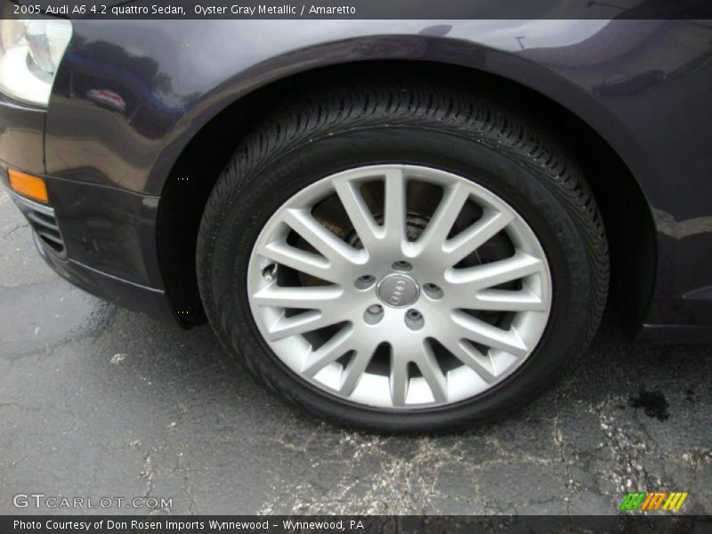 Oyster Gray Metallic / Amaretto 2005 Audi A6 4.2 quattro Sedan