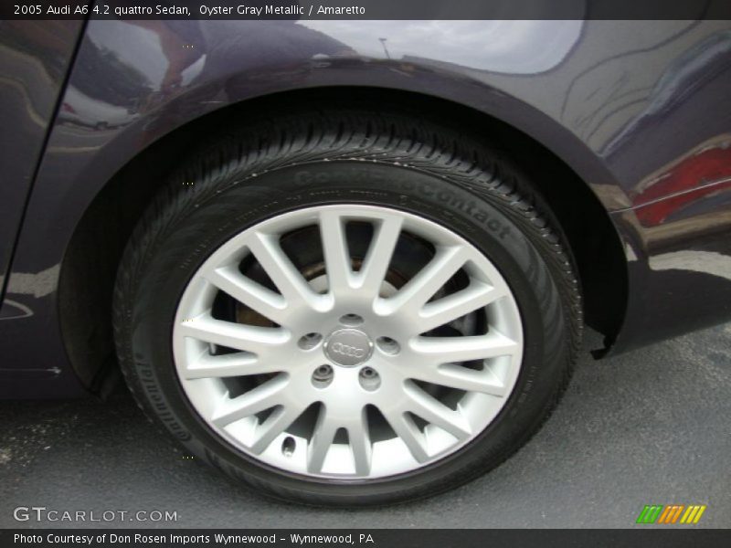 Oyster Gray Metallic / Amaretto 2005 Audi A6 4.2 quattro Sedan
