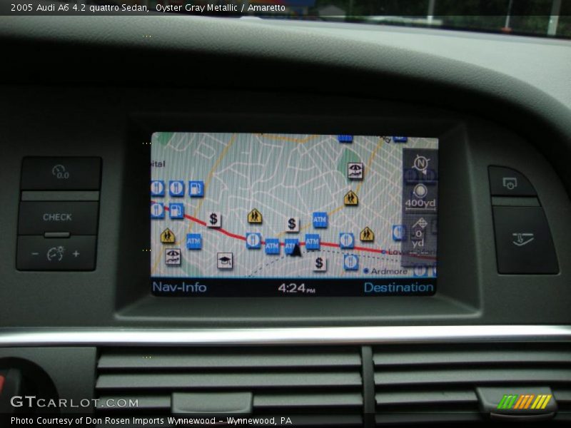 Oyster Gray Metallic / Amaretto 2005 Audi A6 4.2 quattro Sedan