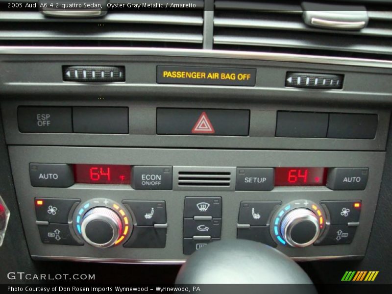 Oyster Gray Metallic / Amaretto 2005 Audi A6 4.2 quattro Sedan