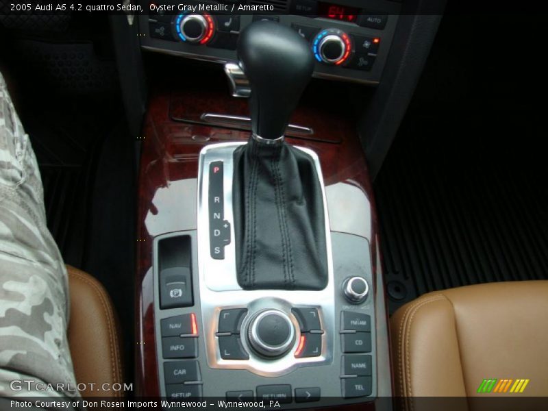 Oyster Gray Metallic / Amaretto 2005 Audi A6 4.2 quattro Sedan