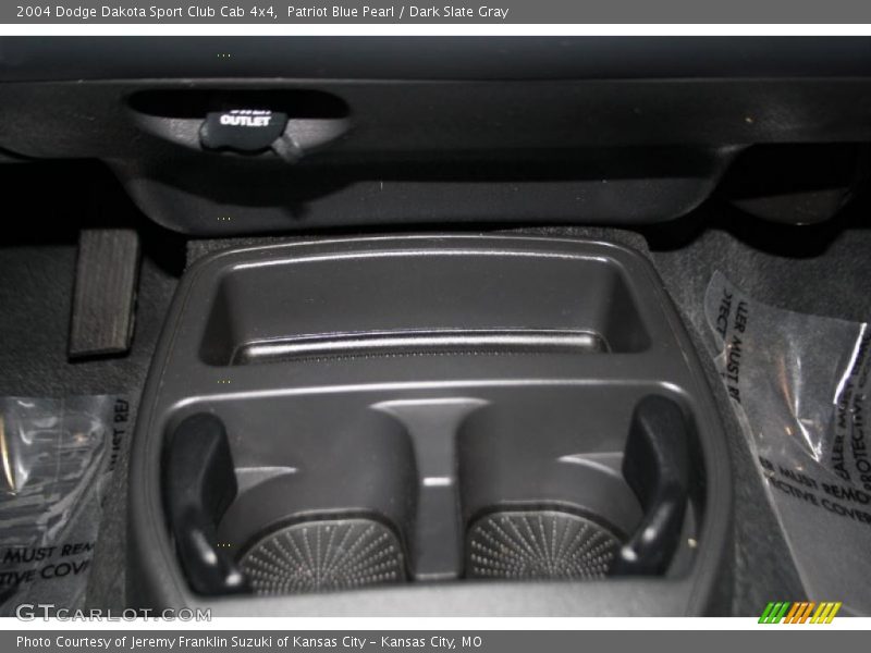 Patriot Blue Pearl / Dark Slate Gray 2004 Dodge Dakota Sport Club Cab 4x4