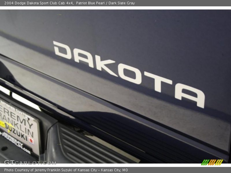 Patriot Blue Pearl / Dark Slate Gray 2004 Dodge Dakota Sport Club Cab 4x4