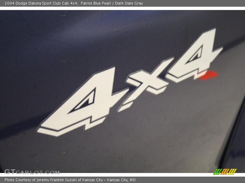 Patriot Blue Pearl / Dark Slate Gray 2004 Dodge Dakota Sport Club Cab 4x4