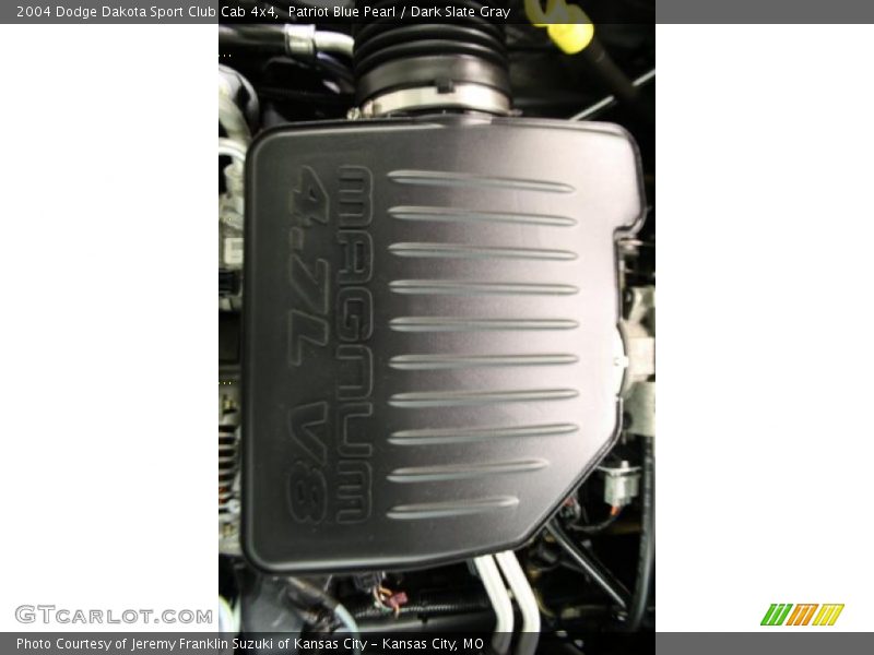 Patriot Blue Pearl / Dark Slate Gray 2004 Dodge Dakota Sport Club Cab 4x4