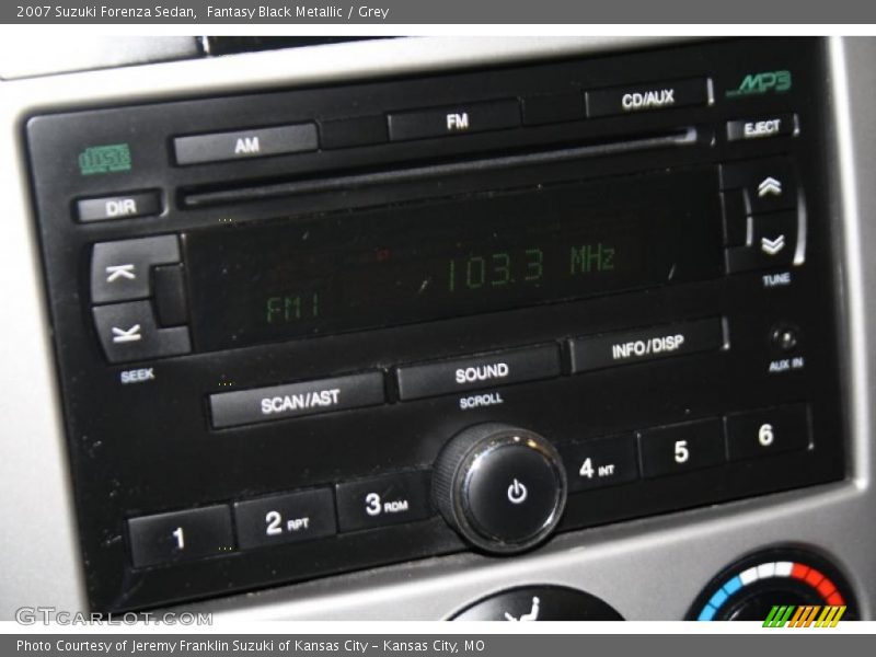 Fantasy Black Metallic / Grey 2007 Suzuki Forenza Sedan