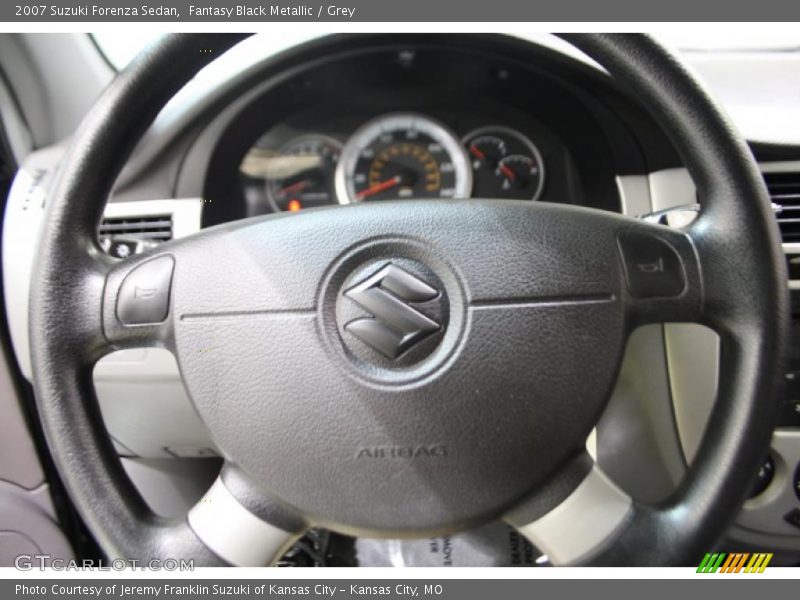 Fantasy Black Metallic / Grey 2007 Suzuki Forenza Sedan