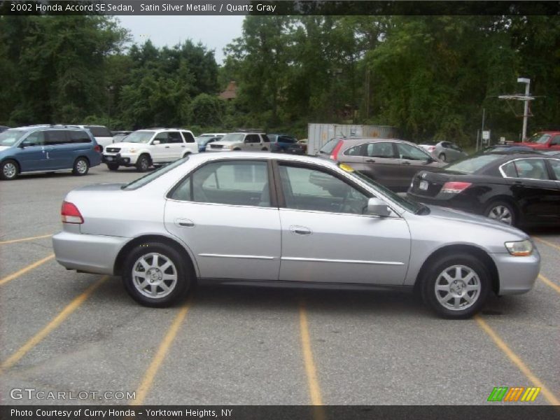 Satin Silver Metallic / Quartz Gray 2002 Honda Accord SE Sedan