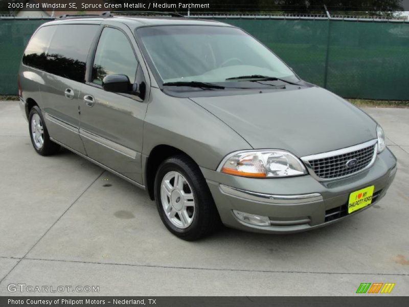 Spruce Green Metallic / Medium Parchment 2003 Ford Windstar SE