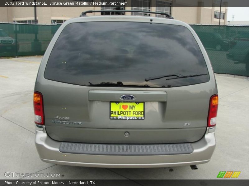 Spruce Green Metallic / Medium Parchment 2003 Ford Windstar SE