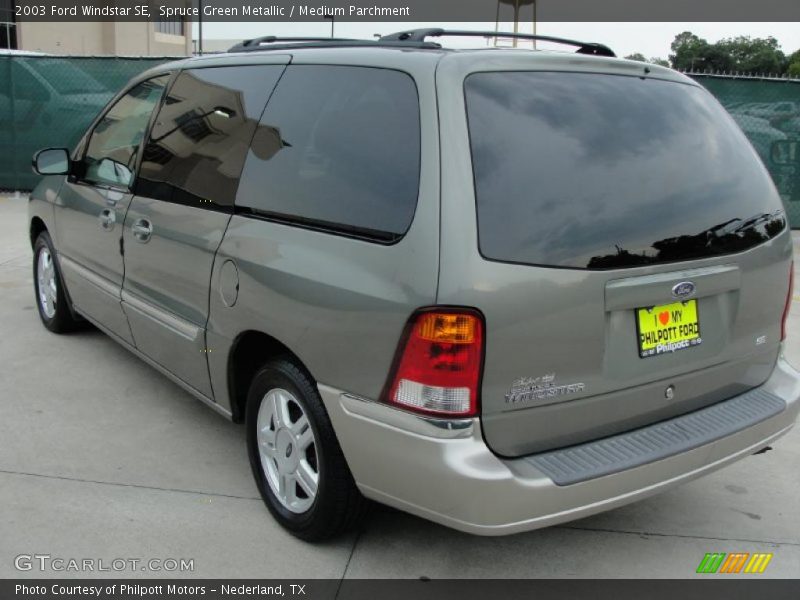 Spruce Green Metallic / Medium Parchment 2003 Ford Windstar SE
