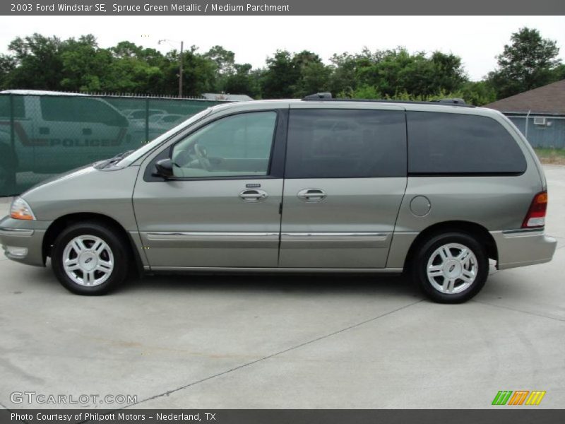 Spruce Green Metallic / Medium Parchment 2003 Ford Windstar SE