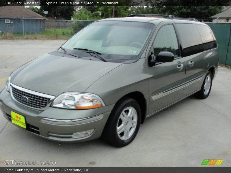 Spruce Green Metallic / Medium Parchment 2003 Ford Windstar SE