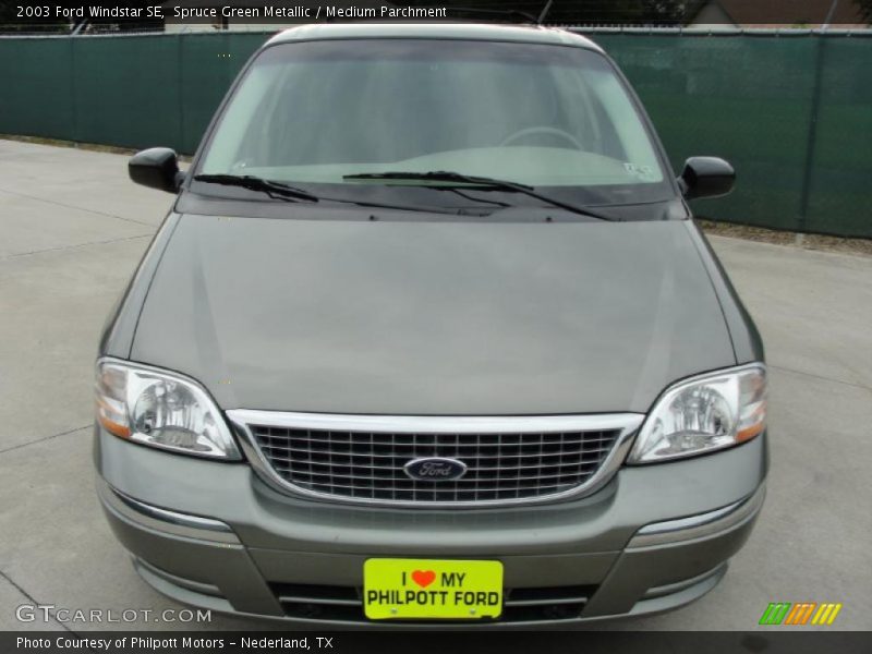 Spruce Green Metallic / Medium Parchment 2003 Ford Windstar SE