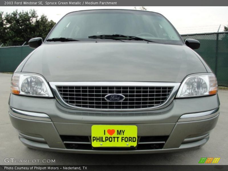Spruce Green Metallic / Medium Parchment 2003 Ford Windstar SE