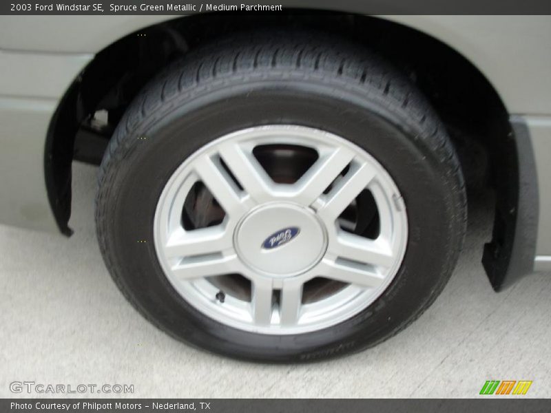 Spruce Green Metallic / Medium Parchment 2003 Ford Windstar SE