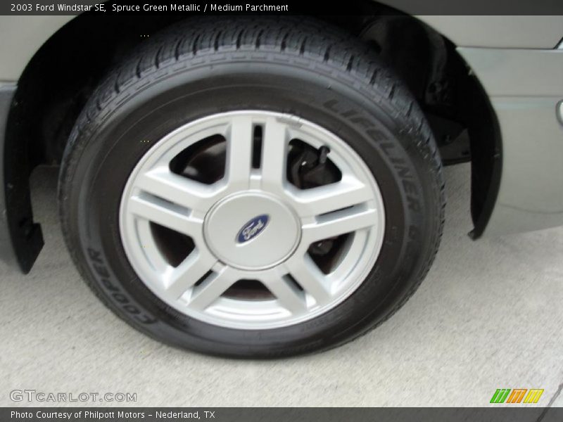 Spruce Green Metallic / Medium Parchment 2003 Ford Windstar SE