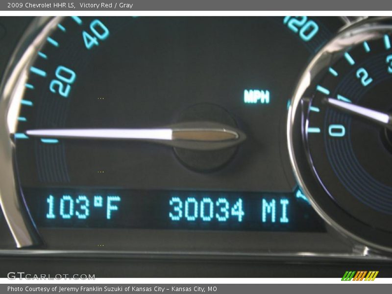 Victory Red / Gray 2009 Chevrolet HHR LS