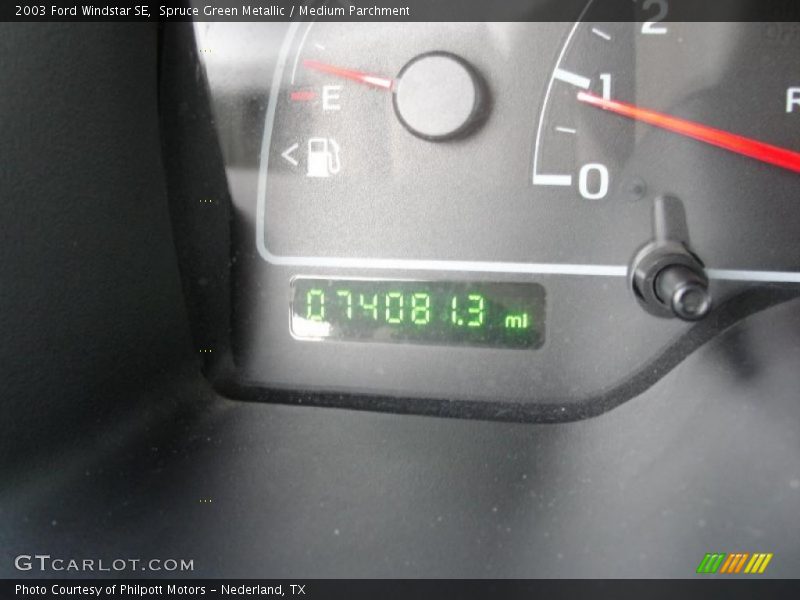 Spruce Green Metallic / Medium Parchment 2003 Ford Windstar SE