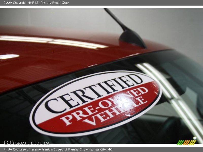Victory Red / Gray 2009 Chevrolet HHR LS