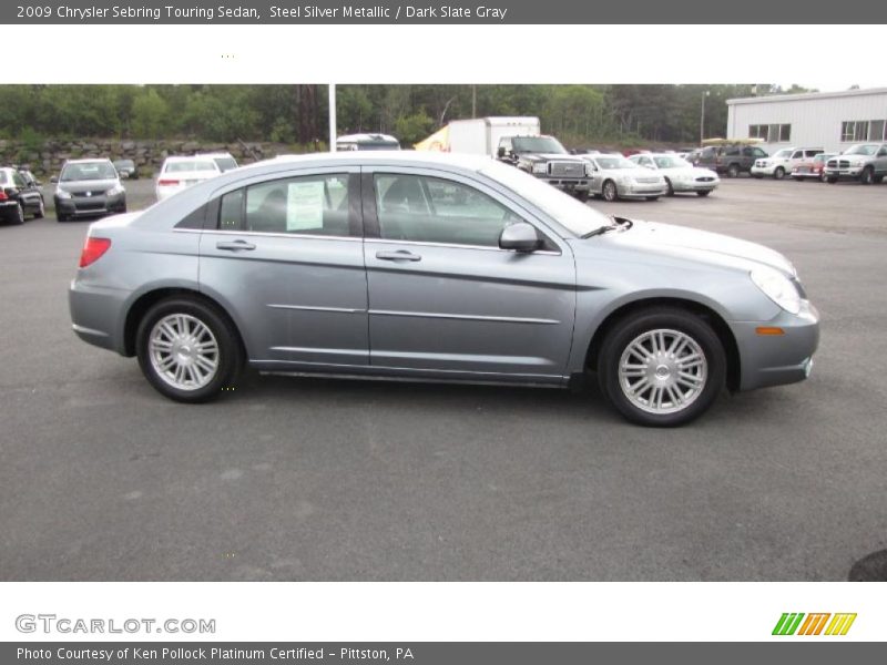 Steel Silver Metallic / Dark Slate Gray 2009 Chrysler Sebring Touring Sedan
