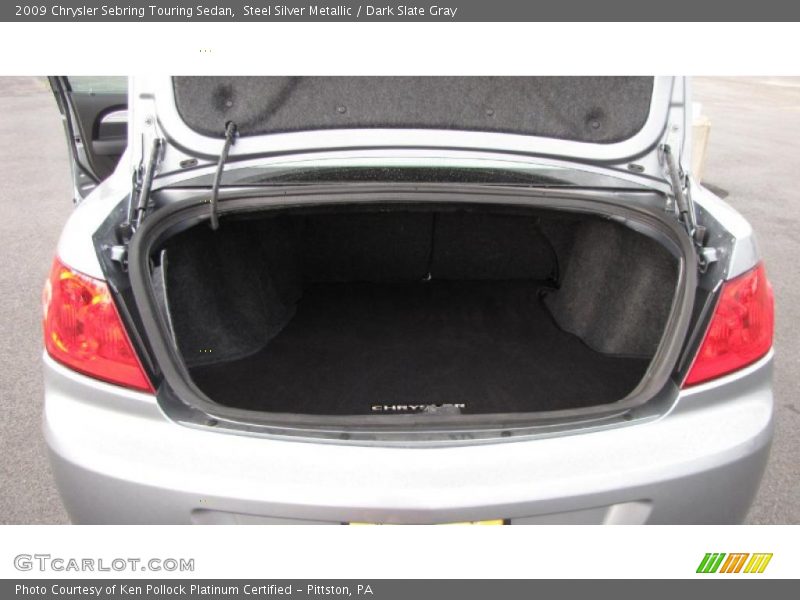 Steel Silver Metallic / Dark Slate Gray 2009 Chrysler Sebring Touring Sedan