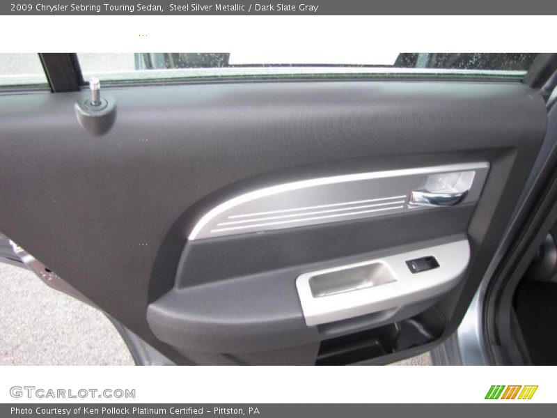 Steel Silver Metallic / Dark Slate Gray 2009 Chrysler Sebring Touring Sedan