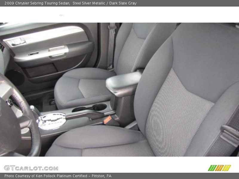Steel Silver Metallic / Dark Slate Gray 2009 Chrysler Sebring Touring Sedan