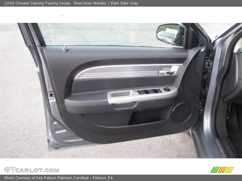 Steel Silver Metallic / Dark Slate Gray 2009 Chrysler Sebring Touring Sedan