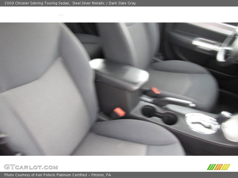 Steel Silver Metallic / Dark Slate Gray 2009 Chrysler Sebring Touring Sedan